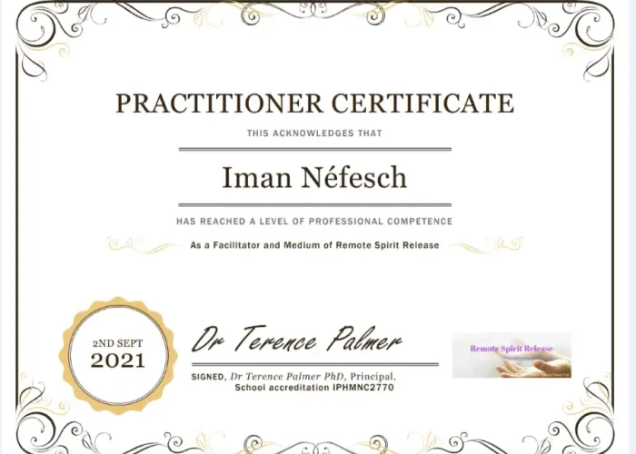 Certificación Dr Palmer debajo dos boxes en quién soy y qué hago